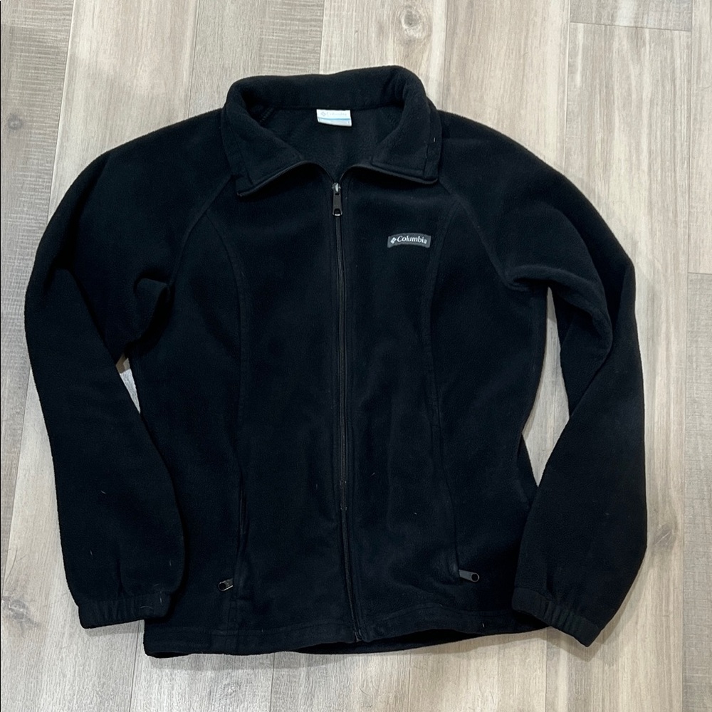 Columbia Black Full-Zip Fleece Jacket